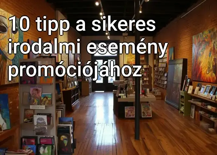 10 tipp a sikeres irodalmi esemény promóciójához