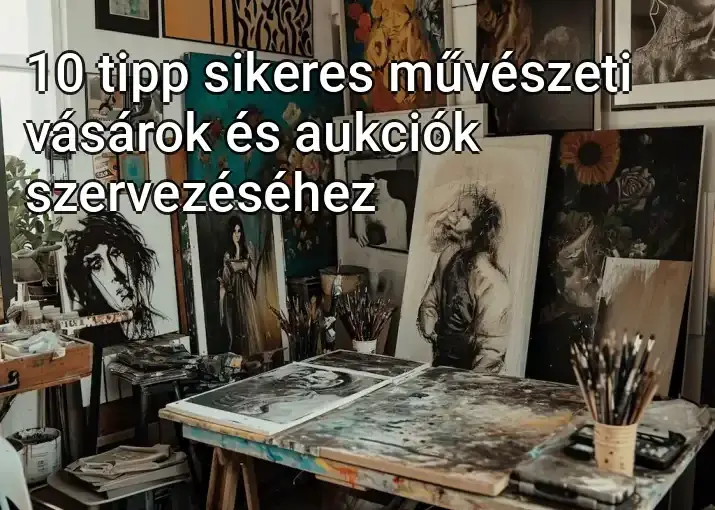 10 tipp sikeres művészeti vásárok és aukciók szervezéséhez