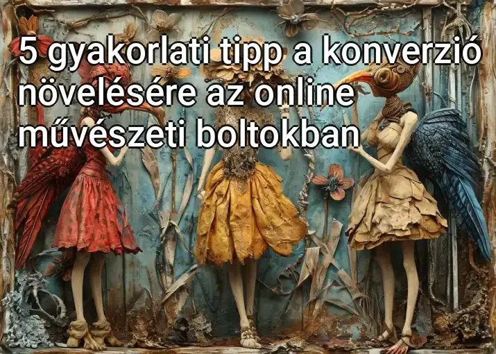 5 gyakorlati tipp a konverzió növelésére az online művészeti boltokban