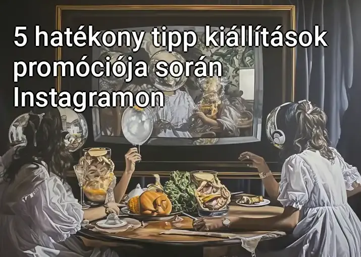 5 hatékony tipp kiállítások promóciója során Instagramon