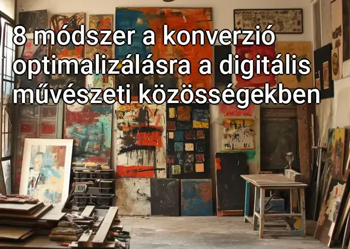 8 módszer a konverzió optimalizálásra a digitális művészeti közösségekben