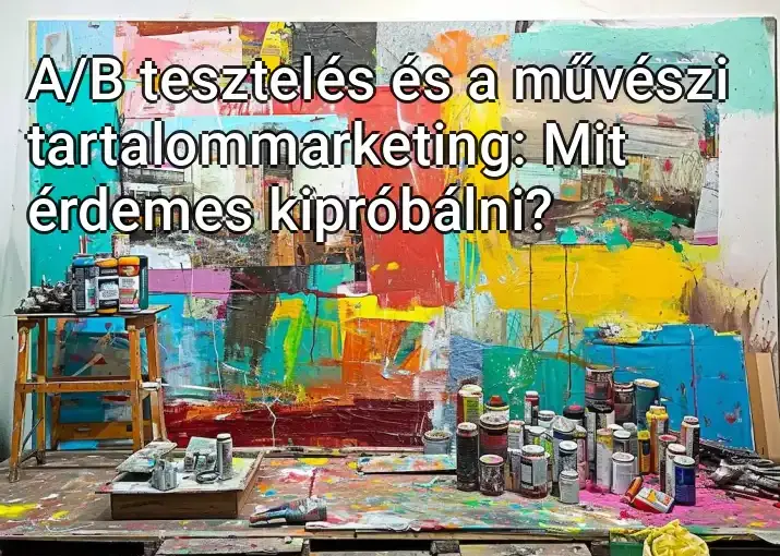 A/B tesztelés és a művészi tartalommarketing: Mit érdemes kipróbálni?