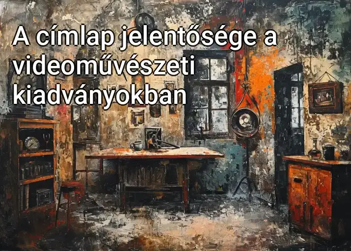 A címlap jelentősége a videoművészeti kiadványokban