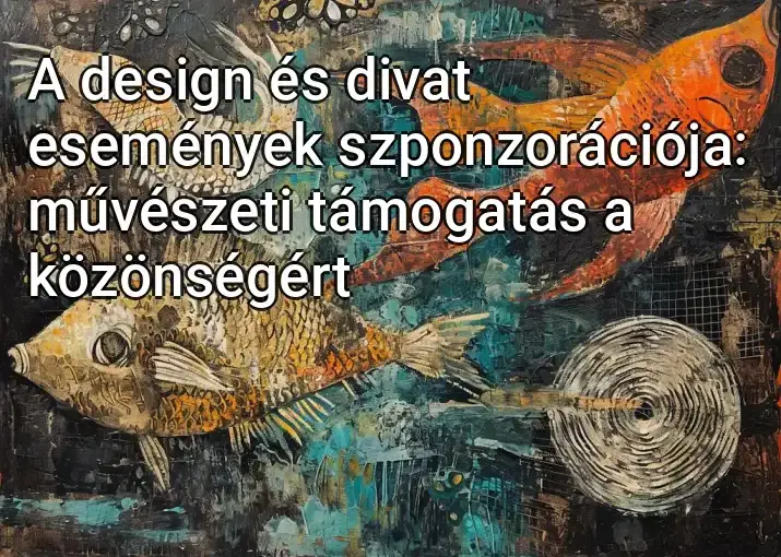 A design és divat események szponzorációja: művészeti támogatás a közönségért