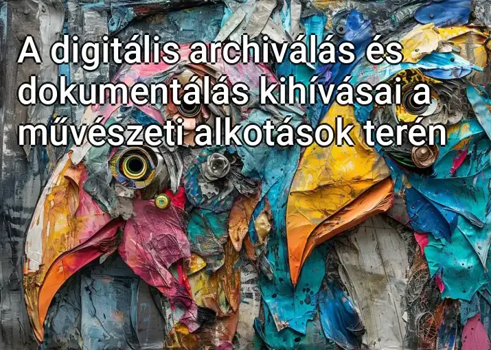 A digitális archiválás és dokumentálás kihívásai a művészeti alkotások terén