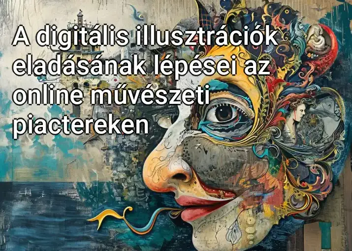 A digitális illusztrációk eladásának lépései az online művészeti piactereken