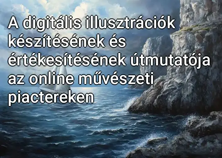 A digitális illusztrációk készítésének és értékesítésének útmutatója az online művészeti piactereken