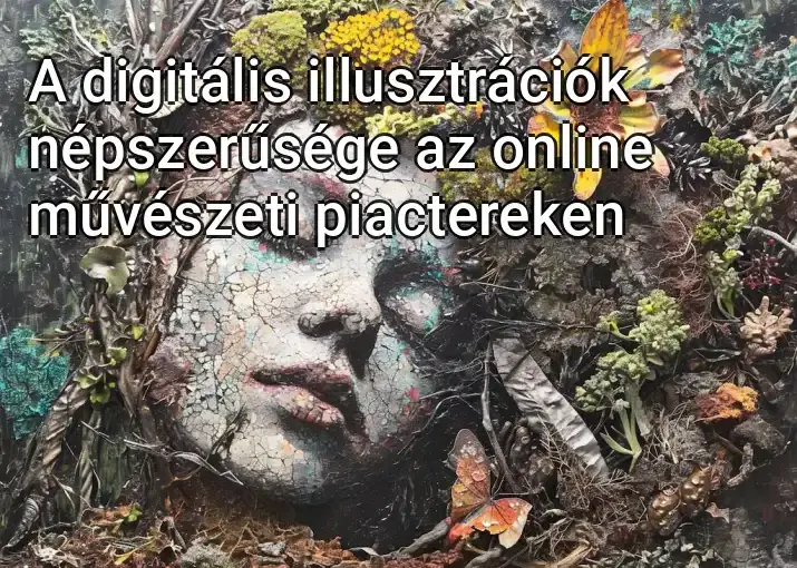 A digitális illusztrációk népszerűsége az online művészeti piactereken