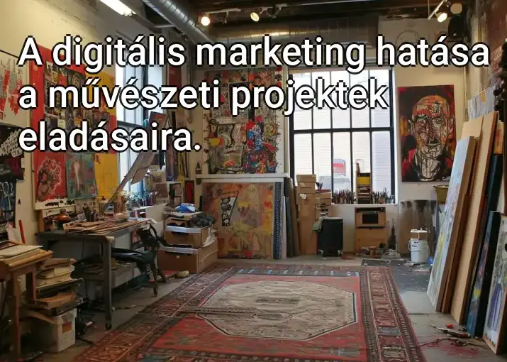 A digitális marketing hatása a művészeti projektek eladásaira.