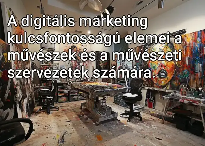 A digitális marketing kulcsfontosságú elemei a művészek és a művészeti szervezetek számára.