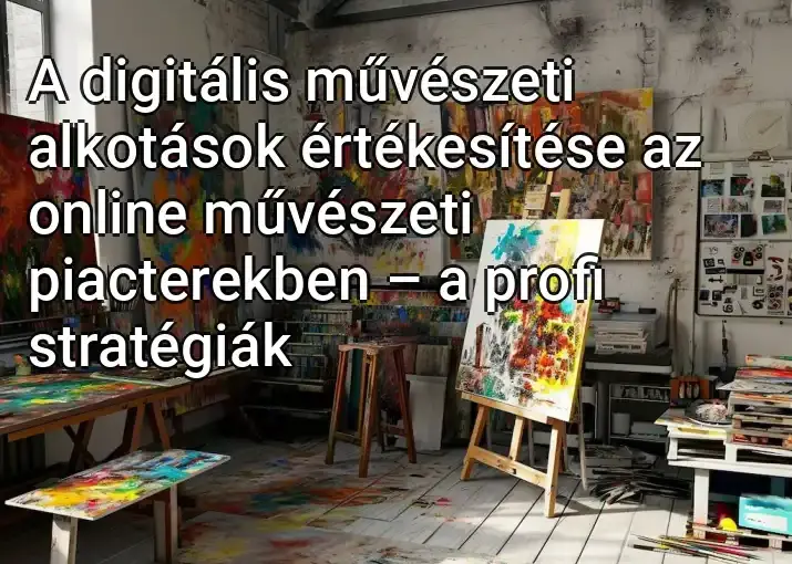 A digitális művészeti alkotások értékesítése az online művészeti piacterekben – a profi stratégiák