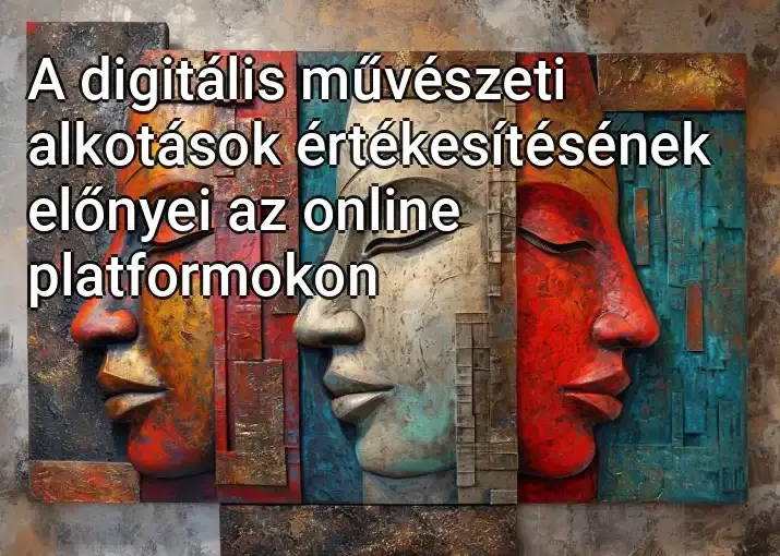 A digitális művészeti alkotások értékesítésének előnyei az online platformokon