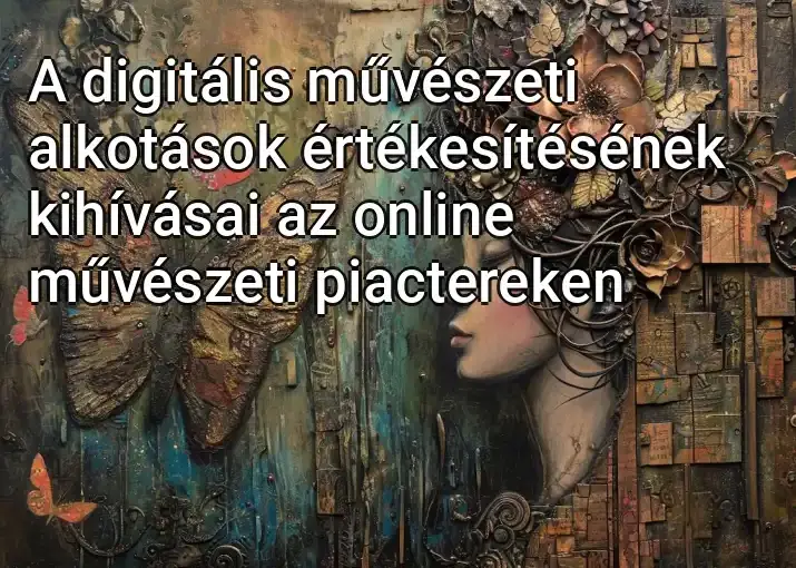 A digitális művészeti alkotások értékesítésének kihívásai az online művészeti piactereken