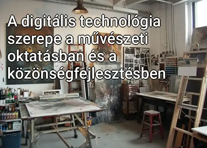 A digitális technológia szerepe a művészeti oktatásban és a közönségfejlesztésben