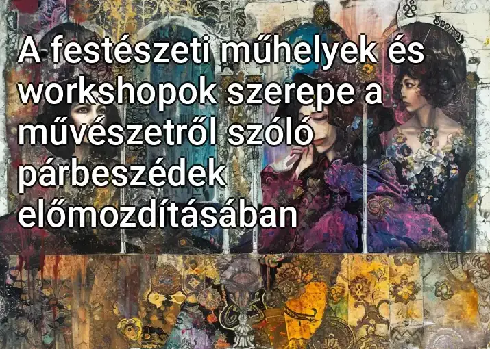 A festészeti műhelyek és workshopok szerepe a művészetről szóló párbeszédek előmozdításában