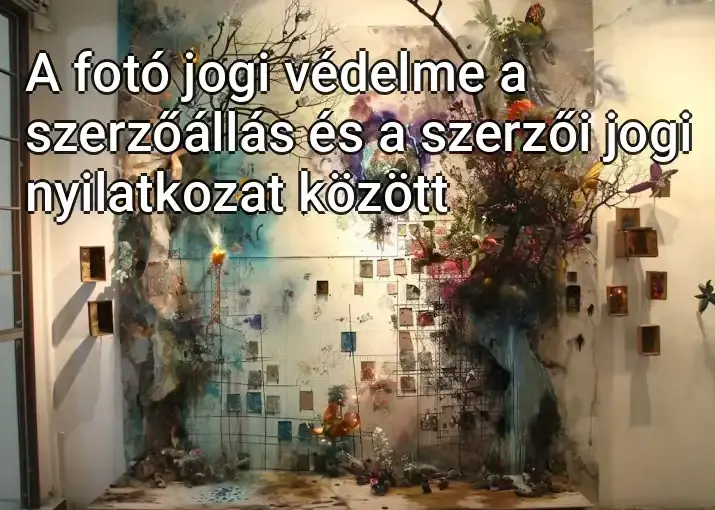 A fotó jogi védelme a szerzőállás és a szerzői jogi nyilatkozat között