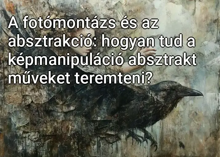 A fotómontázs és az absztrakció: hogyan tud a képmanipuláció absztrakt műveket teremteni?