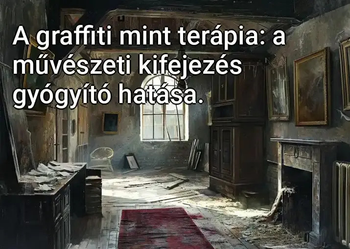 A graffiti mint terápia: a művészeti kifejezés gyógyító hatása.