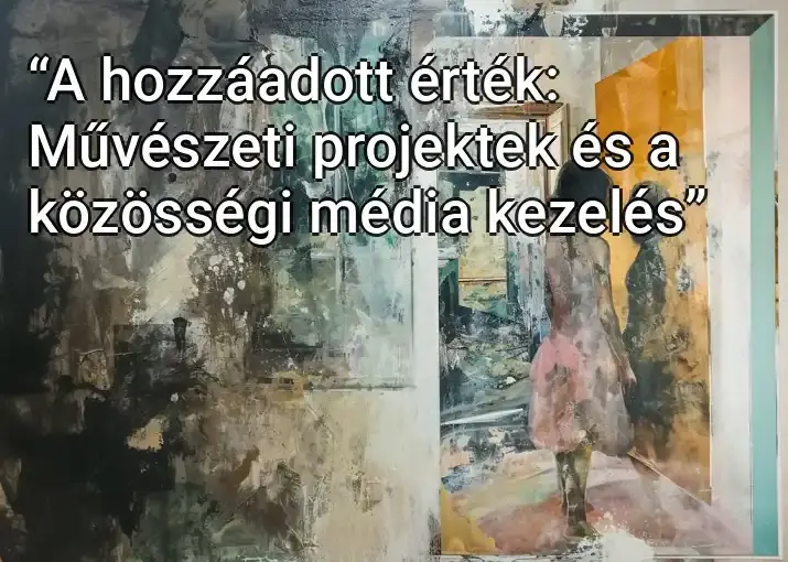 “A hozzáadott érték: Művészeti projektek és a közösségi média kezelés”