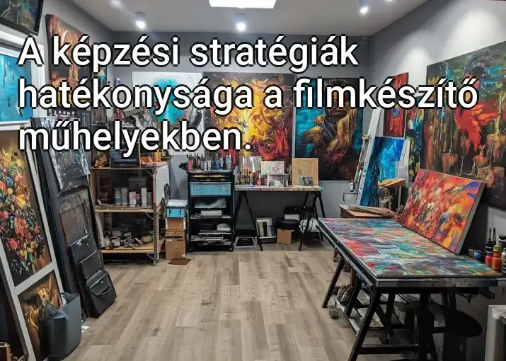 A képzési stratégiák hatékonysága a filmkészítő műhelyekben.