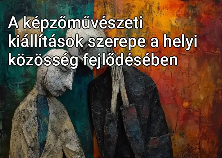 A képzőművészeti kiállítások szerepe a helyi közösség fejlődésében