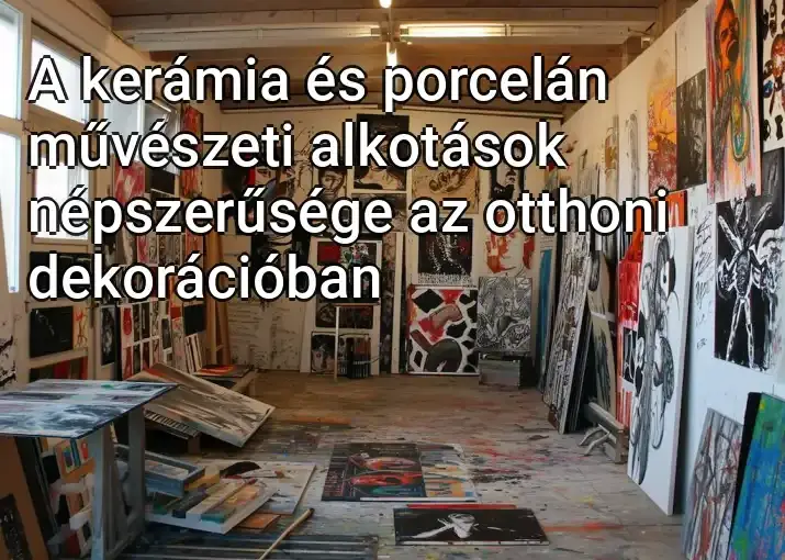 A kerámia és porcelán művészeti alkotások népszerűsége az otthoni dekorációban