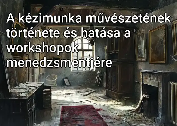 A kézimunka művészetének története és hatása a workshopok menedzsmentjére