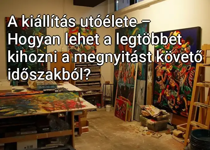 A kiállítás utóélete – Hogyan lehet a legtöbbet kihozni a megnyitást követő időszakból?