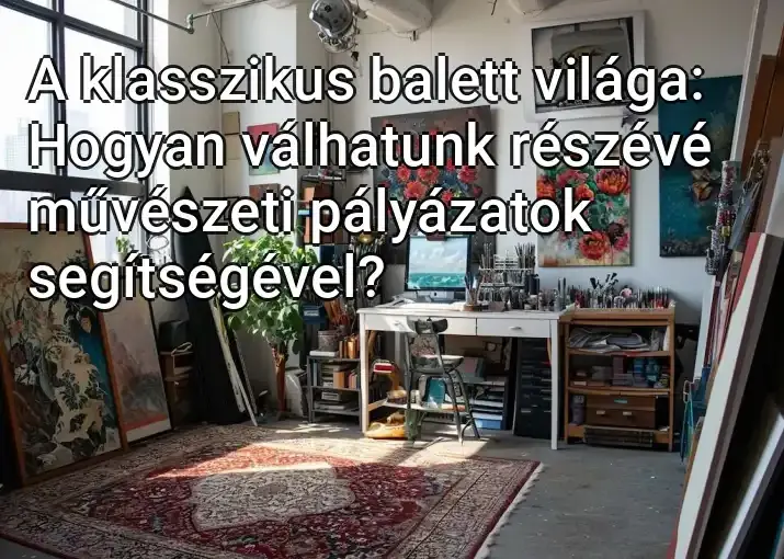 A klasszikus balett világa: Hogyan válhatunk részévé művészeti pályázatok segítségével?