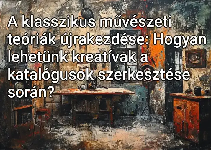 A klasszikus művészeti teóriák újrakezdése: Hogyan lehetünk kreatívak a katalógusok szerkesztése során?