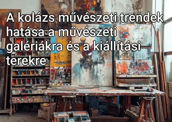 A kolázs művészeti trendek hatása a művészeti galériákra és a kiállítási terekre