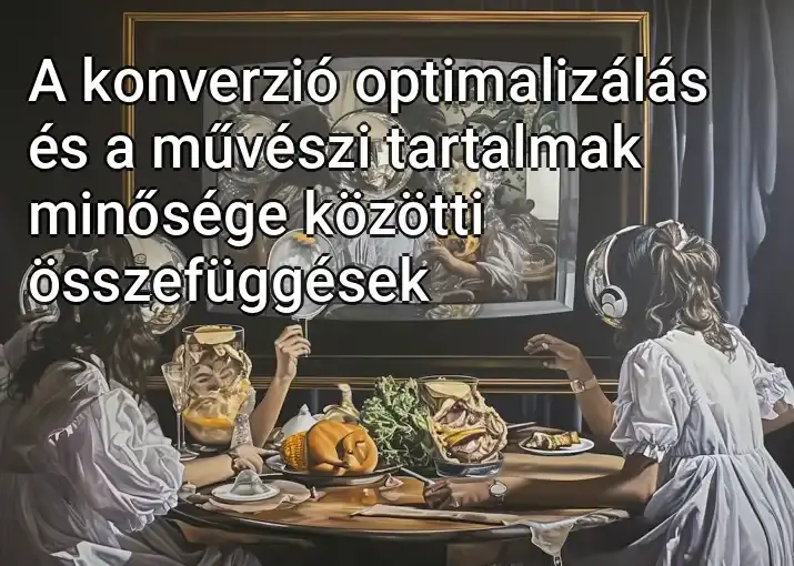 A konverzió optimalizálás és a művészi tartalmak minősége közötti összefüggések