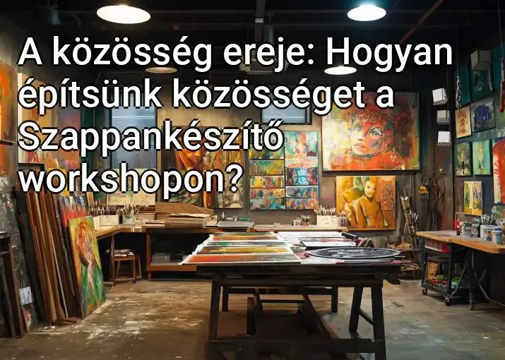 A közösség ereje: Hogyan építsünk közösséget a Szappankészítő workshopon?