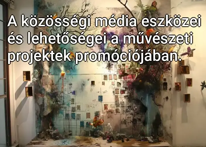 A közösségi média eszközei és lehetőségei a művészeti projektek promóciójában.