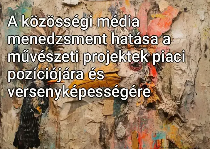 A közösségi média menedzsment hatása a művészeti projektek piaci pozíciójára és versenyképességére