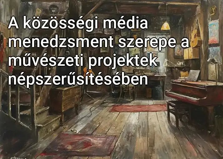 A közösségi média menedzsment szerepe a művészeti projektek népszerűsítésében