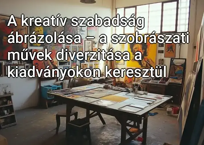 A kreatív szabadság ábrázolása – a szobrászati művek diverzitása a kiadványokon keresztül