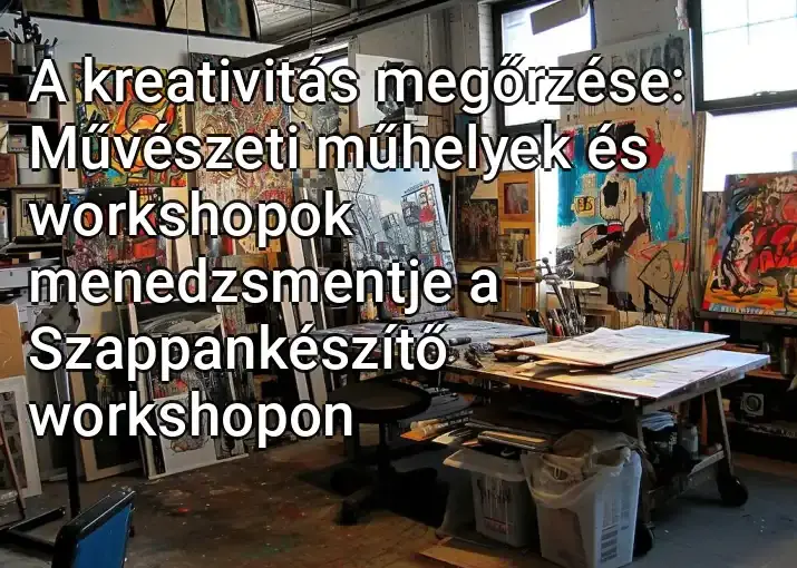 A kreativitás megőrzése: Művészeti műhelyek és workshopok menedzsmentje a Szappankészítő workshopon