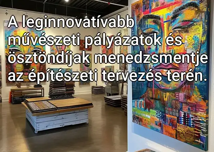 A leginnovatívabb művészeti pályázatok és ösztöndíjak menedzsmentje az építészeti tervezés terén.