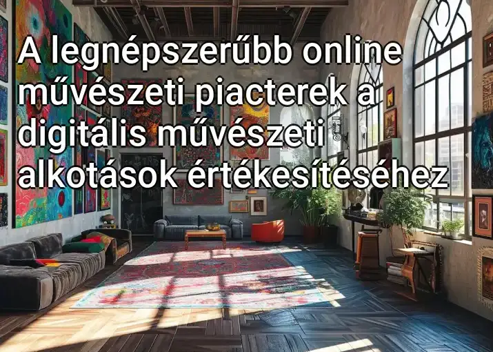 A legnépszerűbb online művészeti piacterek a digitális művészeti alkotások értékesítéséhez