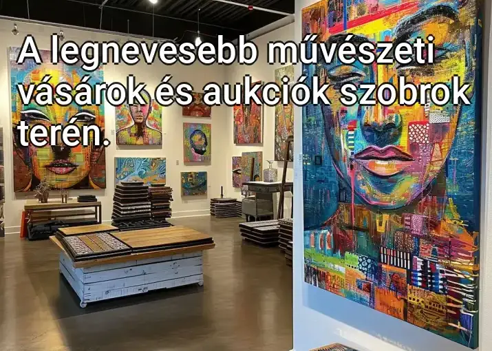 A legnevesebb művészeti vásárok és aukciók szobrok terén.