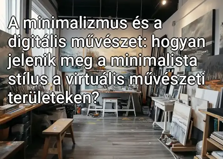 A minimalizmus és a digitális művészet: hogyan jelenik meg a minimalista stílus a virtuális művészeti területeken?