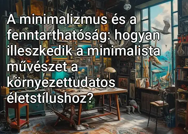 A minimalizmus és a fenntarthatóság: hogyan illeszkedik a minimalista művészet a környezettudatos életstílushoz?