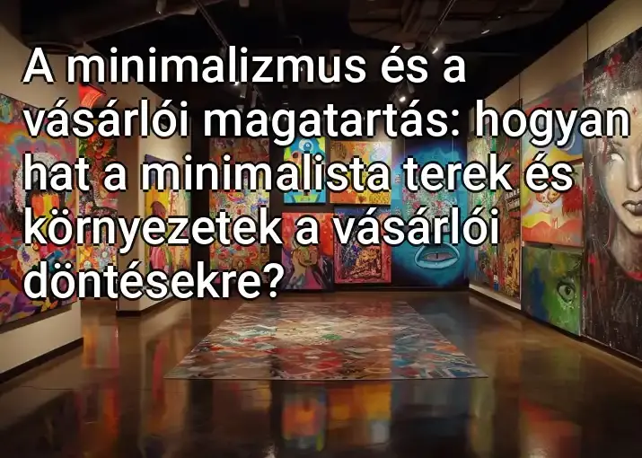 A minimalizmus és a vásárlói magatartás: hogyan hat a minimalista terek és környezetek a vásárlói döntésekre?