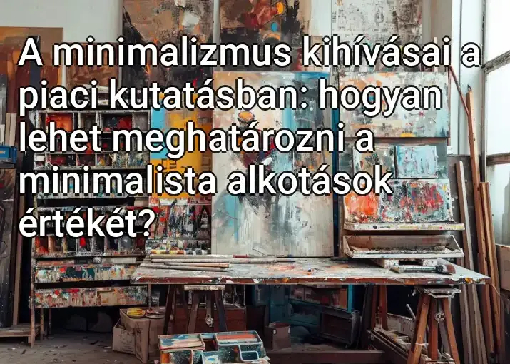 A minimalizmus kihívásai a piaci kutatásban: hogyan lehet meghatározni a minimalista alkotások értékét?