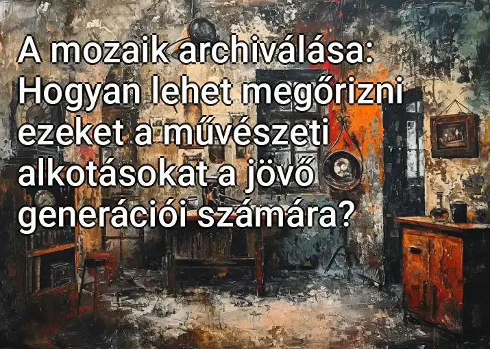 A mozaik archiválása: Hogyan lehet megőrizni ezeket a művészeti alkotásokat a jövő generációi számára?