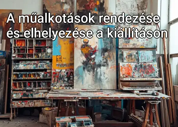 A műalkotások rendezése és elhelyezése a kiállításon