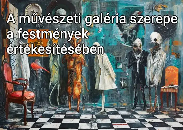 A művészeti galéria szerepe a festmények értékesítésében