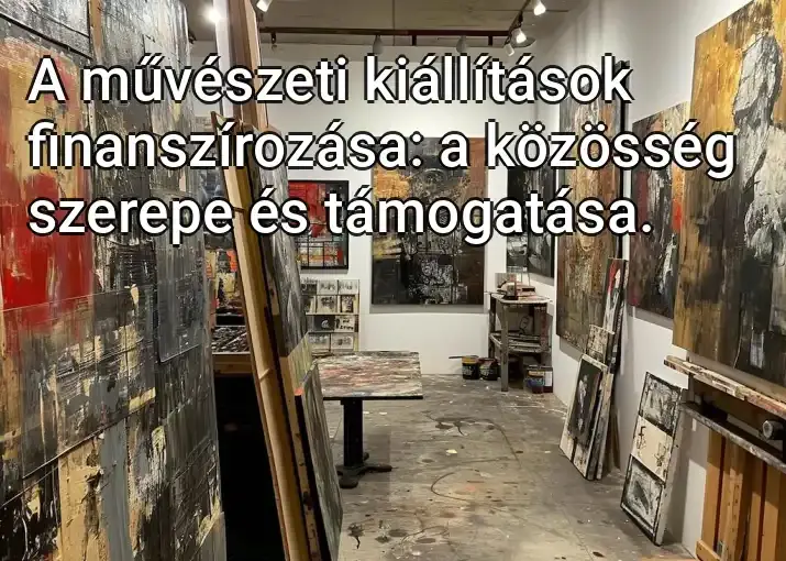 A művészeti kiállítások finanszírozása: a közösség szerepe és támogatása.