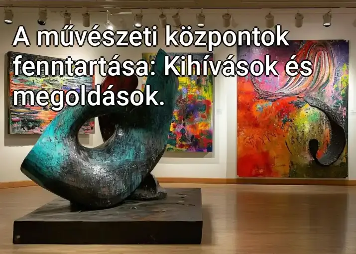 A művészeti központok fenntartása: Kihívások és megoldások.